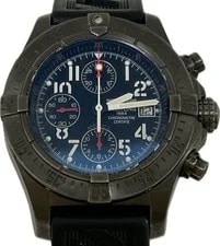 Breitling Avenger M13380 Black Automatic Excellent A6973 3