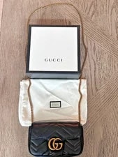 Gucci GG Marmont Mini Matelassé Crossbody Box & Dust 2