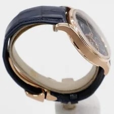 IWC Portuguese Tourbillon Portugieser 18k Rose Gold Blue 43mm IW546305 4