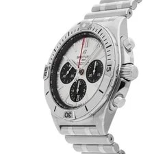 Breitling Chronomat B01 Steel Automatic Bracelet Silver 42mm AB0134101G1A1 2
