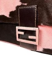 Fendi Haircalf Mamma Baguette Cow Print 4