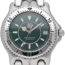 Tag Heuer — TAG Heuer S / El Series WG111E Stainless Steel 38mm Green Dial Quartz #LPW1254 — Watch — resale
