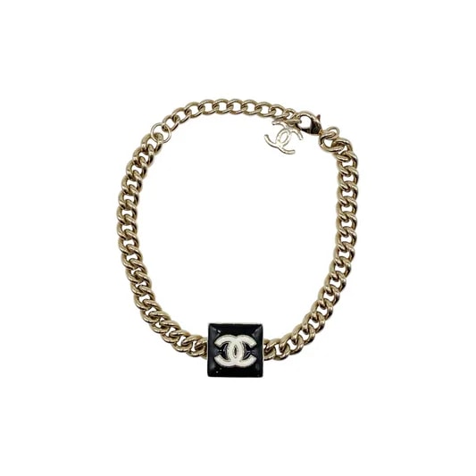 Chanel — Chanel Square CC Choker — Jewelry — resale