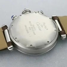 Cartier Chronograph Pasha W3100355 38mm Stainless Steel Beige #SU3451 4