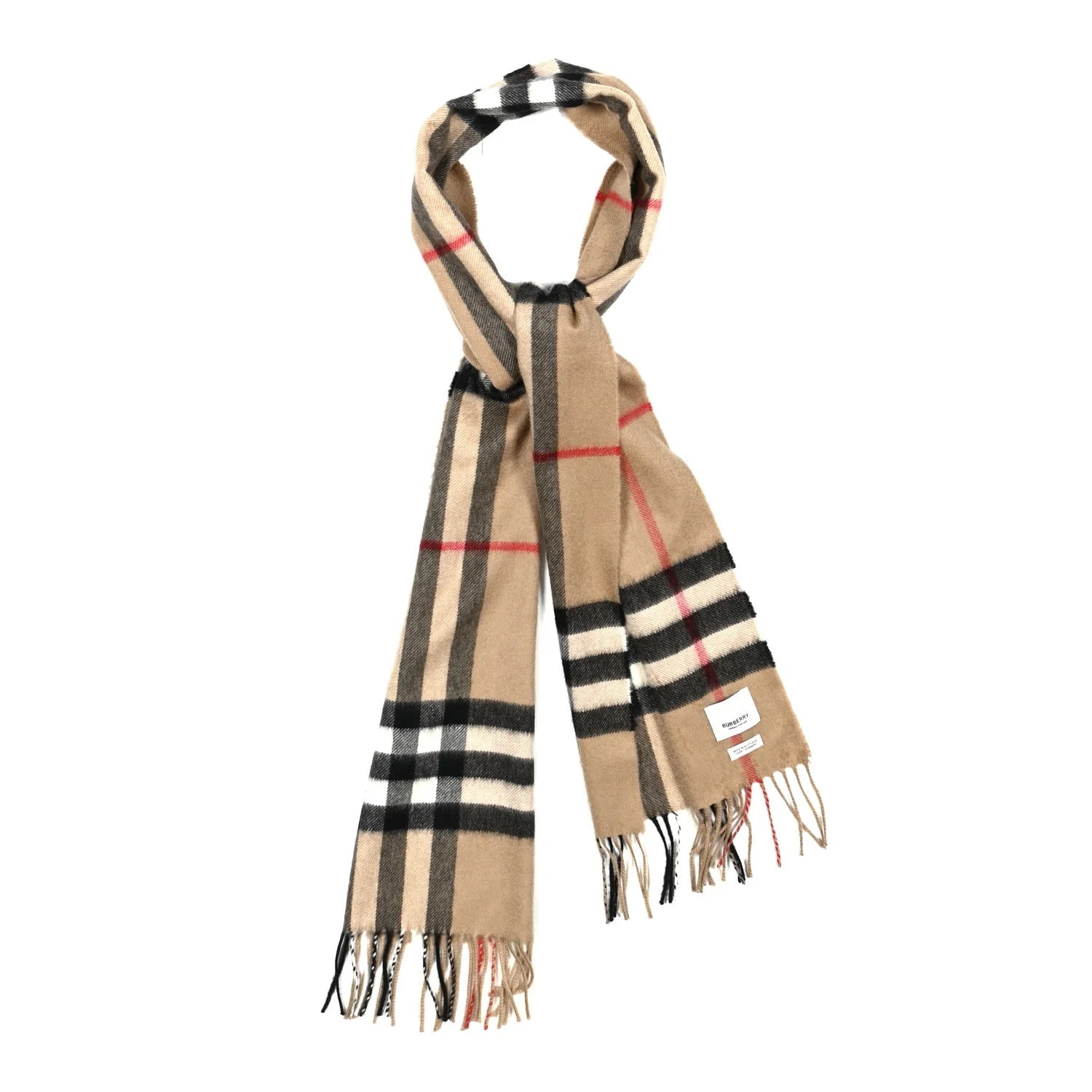 Burberry — Giant Check Fringe Scarf Archive — Accessory — resale