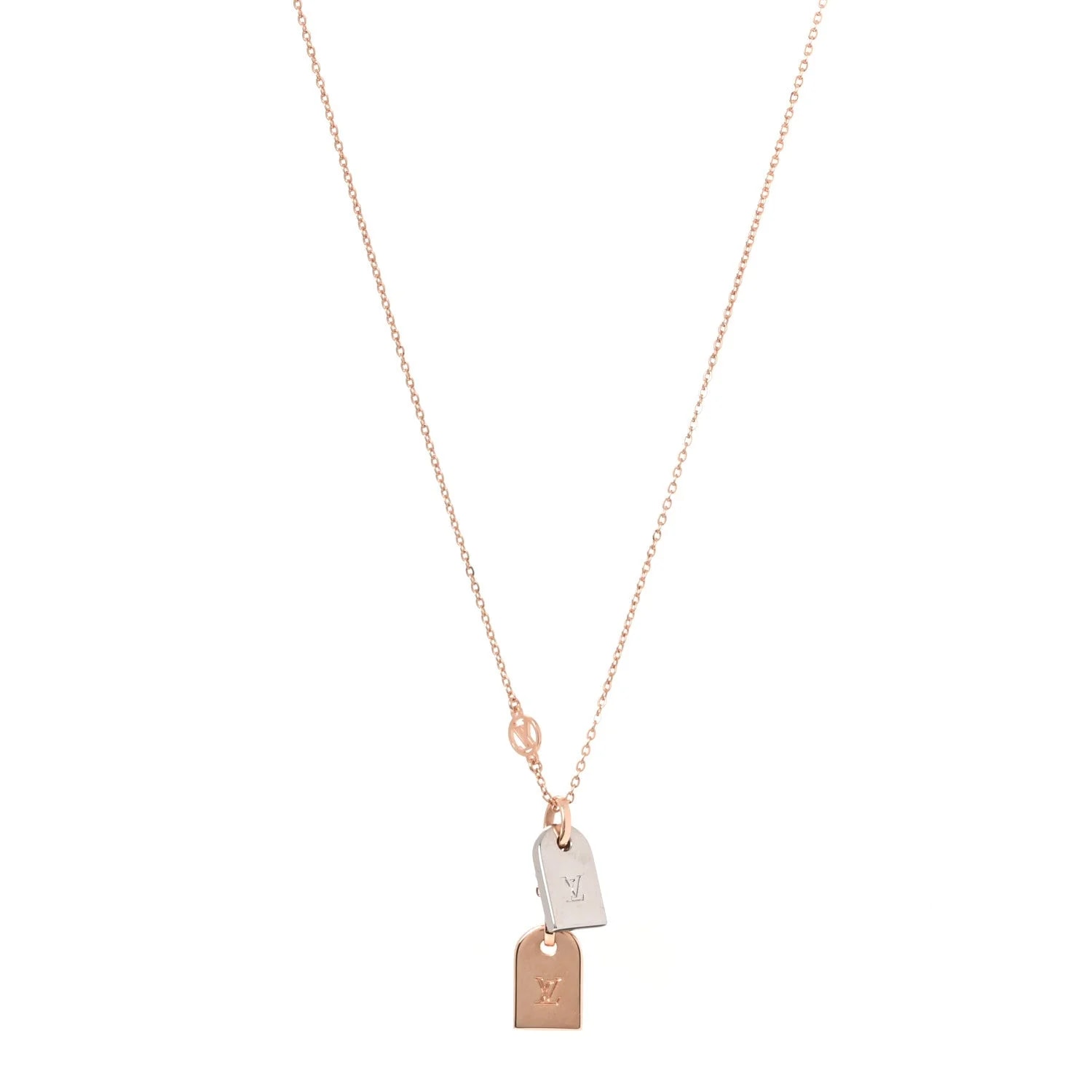 Louis Vuitton — Precious Nanogram Name Tag Rose Gold — Jewelry — resale