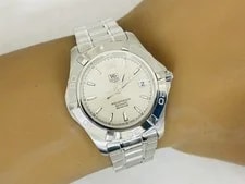 TAG Heuer Aquaracer Caliber 5 WAF2111.BA0806 Auto Excellent A7195 2