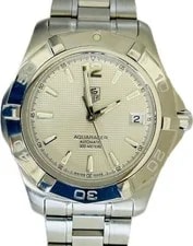 TAG Heuer Aquaracer Caliber 5 WAF2111.BA0806 Auto Excellent A7195 3
