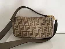 Fendi Monogram Flap Baguette Medium Detachable Strap 3