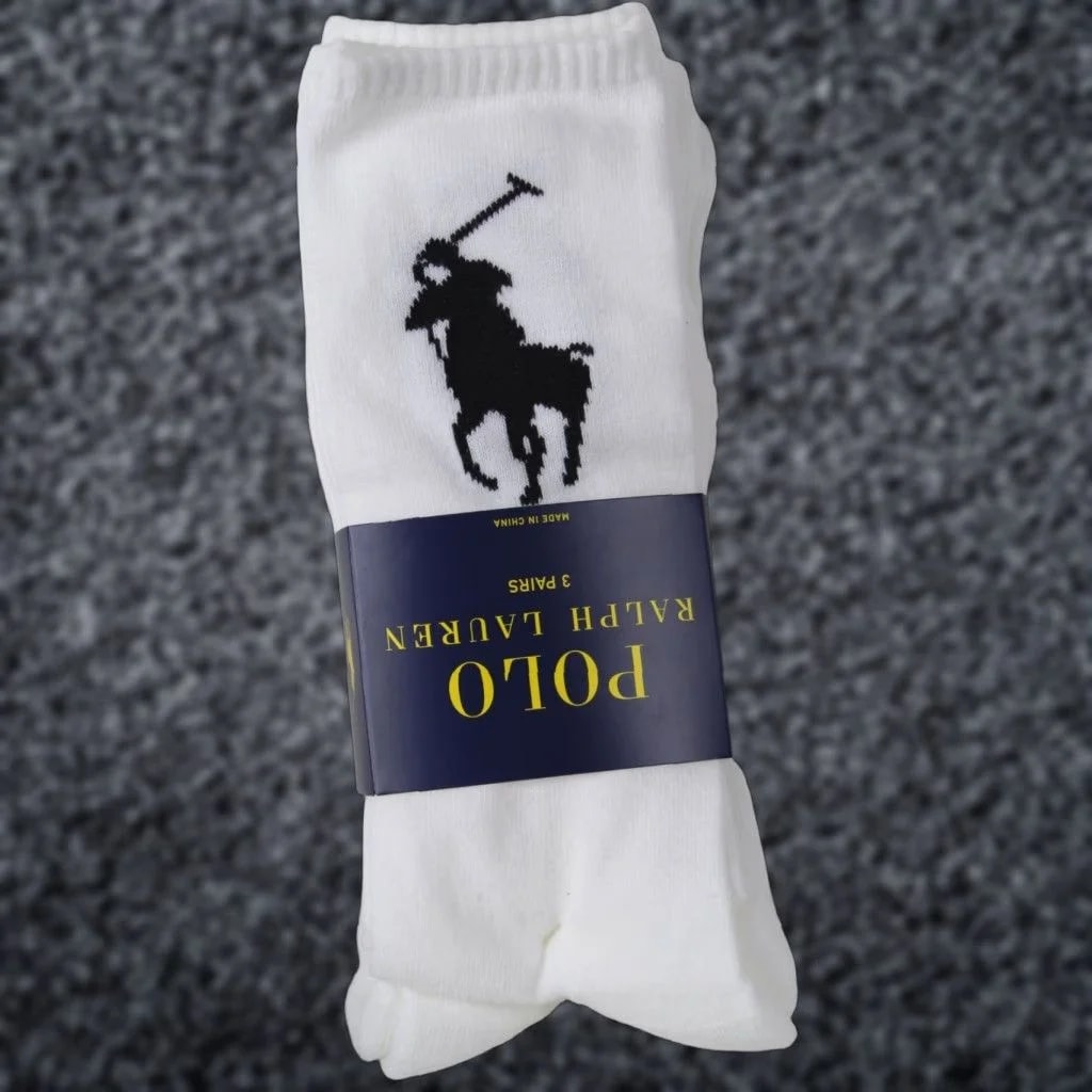 Polo Ralph Lauren — Polo Ralph Lauren Big Pony Socks 3 Pack Sock Size 10-13 XS? — streetwear — resale