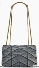 Saint Laurent Quilted Chevron Lou 2