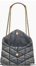 Saint Laurent Quilted Chevron Lou 3