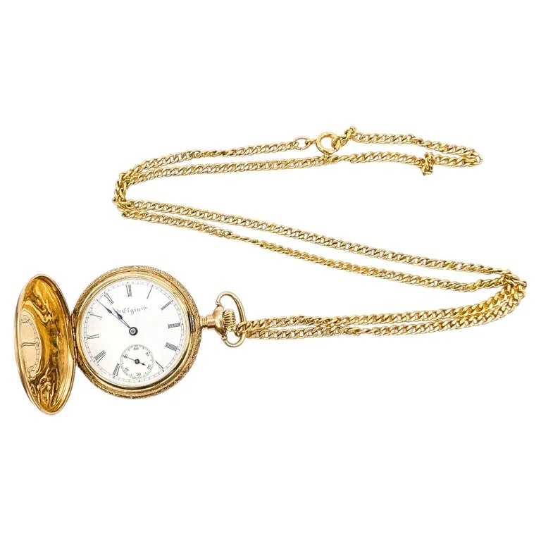 Elgin — Elgin 1901 Hunter Case Pocket in 14K Yellow Gold — Watch — resale