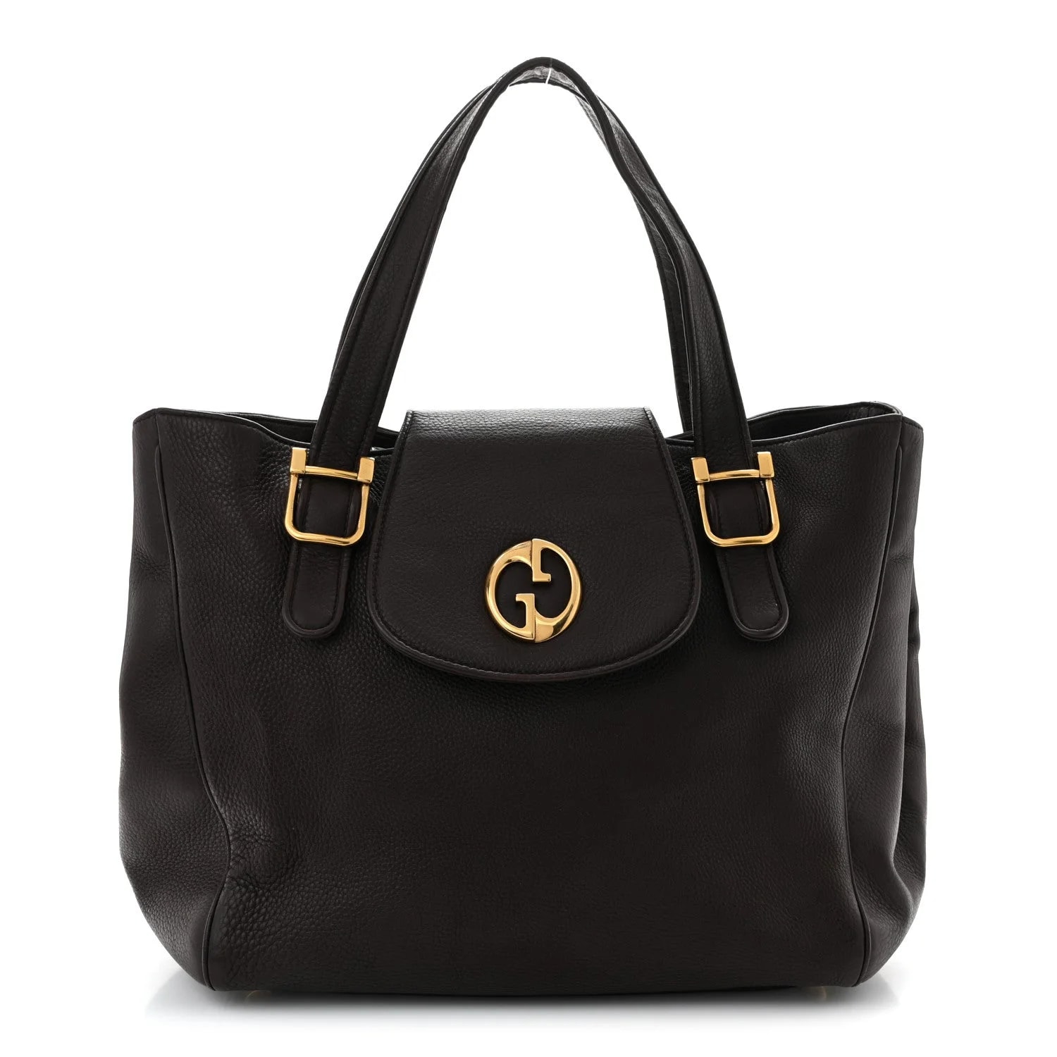 Gucci — Pebbled Medium 1973 Dark — Handbag — resale