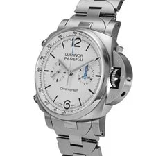 Panerai Luminor Chrono PAM01548 White Dial 4