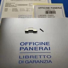 Panerai Genuine 0.5 Half Link 20mm SS Matte Strap Adjustment From Japan 4