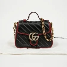 Gucci — Gucci GG Marmont Mini Top Handle 583571 150664632 — Handbag — resale
