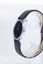 Jaeger-LeCoultre Master Ultra Thin Black Dial on Leather 145.8.79.S Papers 2005 3