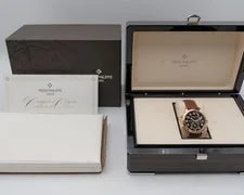 Patek Philippe Calatrava Pilot Travel Time 5524 Rose Gold / Brown 2022 2