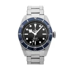 Tudor — Tudor Heritage Black Bay Steel Auto 41mm Black Dial Blue Bezel 79220B — Watch — resale