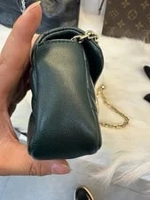 Authentic Gucci GG Marmont Dark Chevron Chain 3