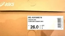Asics Gel-Kayano 14 26cm New Running Shoes 4