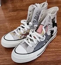 Converse X Tom and Jerry Chuck 70 Hi 85th Anniversary A15111C No Box 2