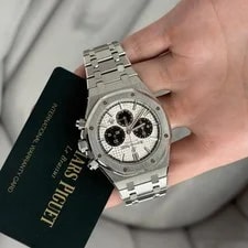 Audemars Piguet Royal Oak Panda Chronograph Silver Dial Bracelet 26331ST 2