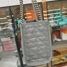 Gucci GG Marmont Logo Vertical Striped Chain Quilted - Very Good #RDZQ71 4