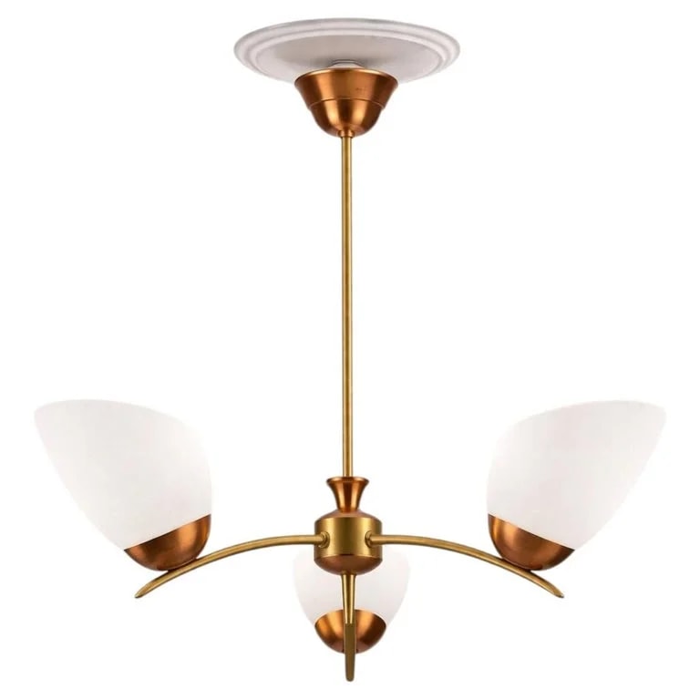 Swedish Mid-Century & With Opaline , 1950s — lighting — resale