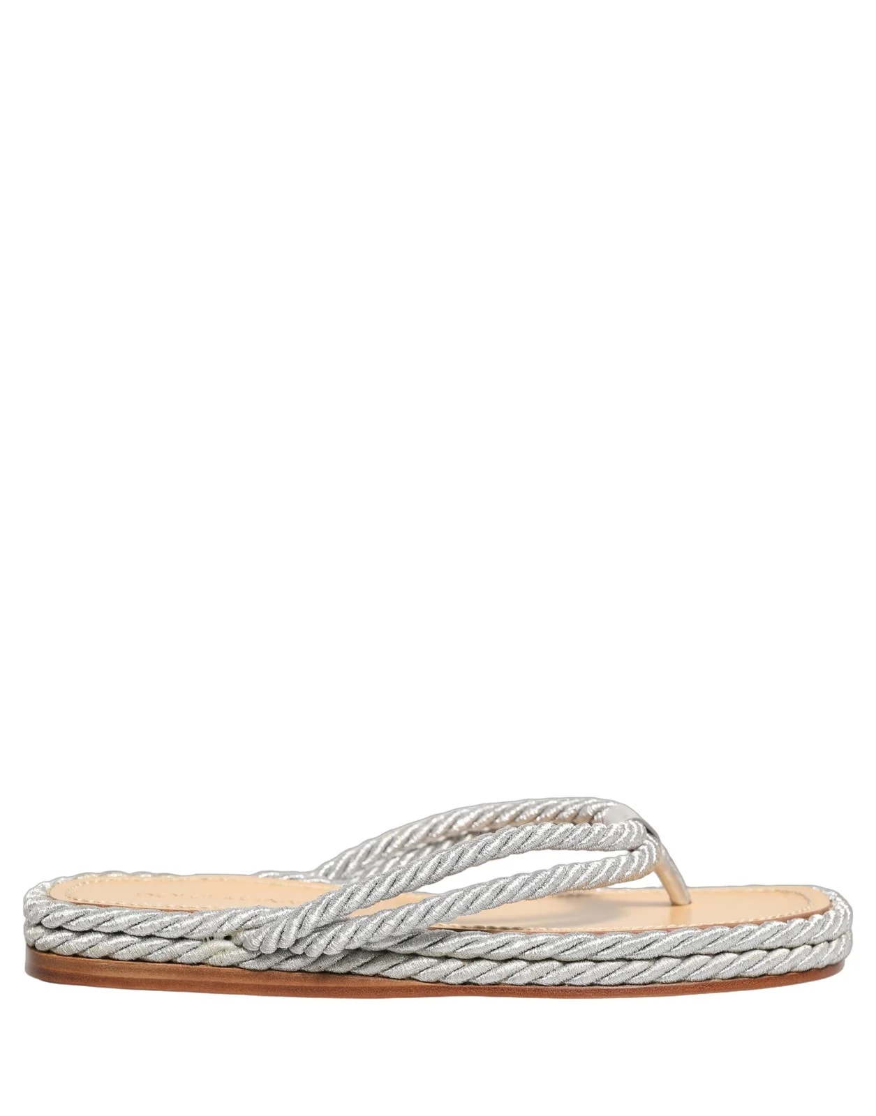 Dolce & Gabbana — Dolce & Gabbana Rope Slides Flip Flops — Designer Shoe — resale