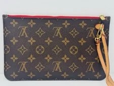 Authentic Louis Vuitton Neverfull Wristlet Clean 3