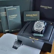 Audemars Piguet Royal OAK Offshore Diver 42MM 15710ST Steel Black B&P 2