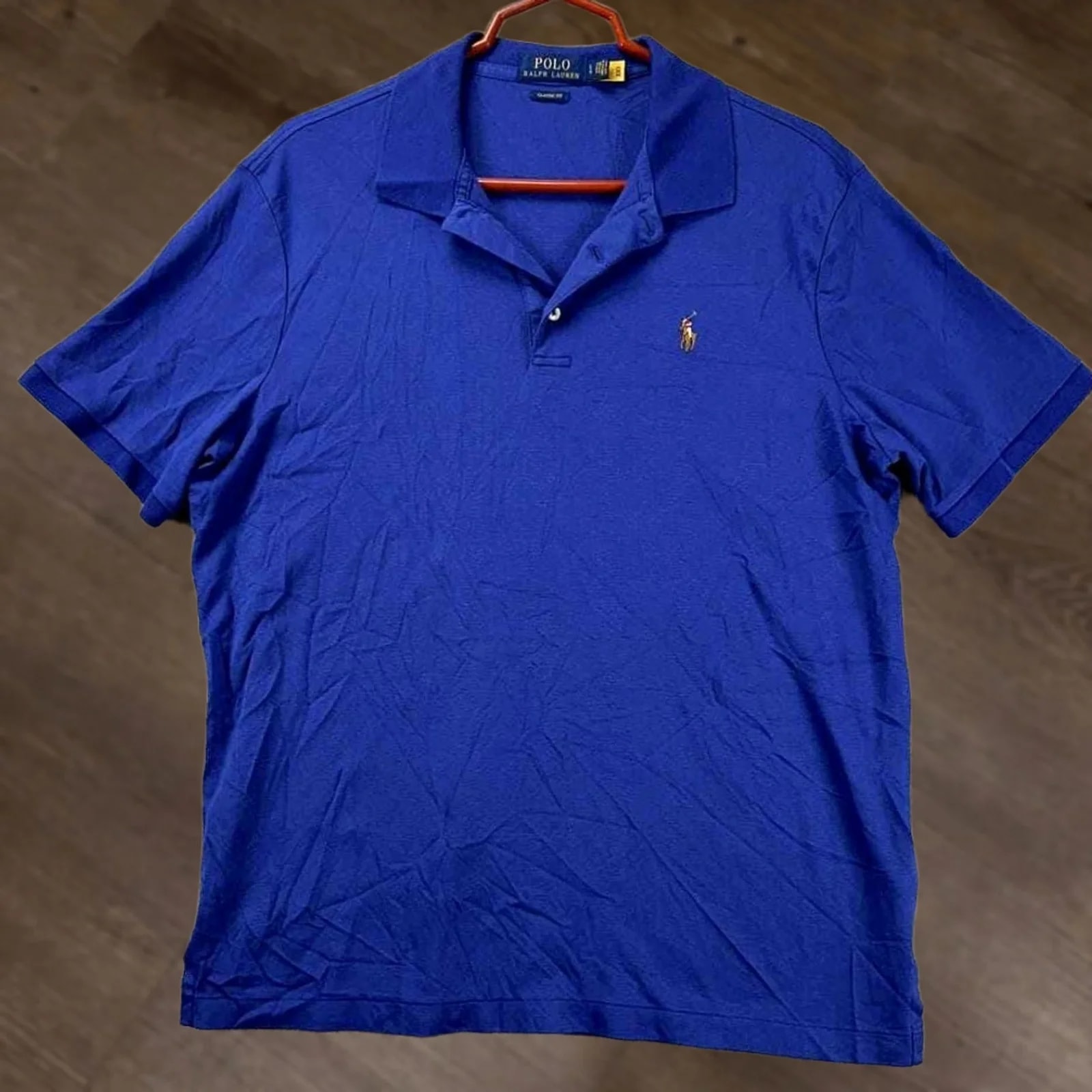 Polo Ralph Lauren — Polo Ralph Lauren Shirt Adult Large Classic Fit Polo Flesh Pony Rugby — streetwear — resale