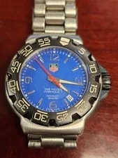 Tag Heuer — TAG Heuer Formula 1 Professional Blue Dial WAC1112-0 – Swiss Q 200mm — Watch — resale