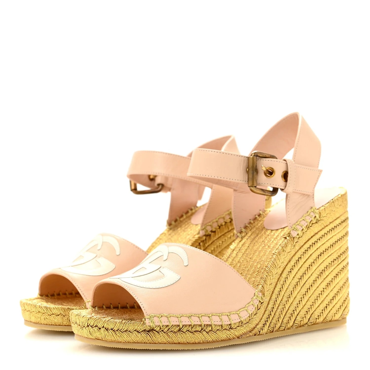 Malaga Kid Lifford GG Espadrille Wedge 35 Skin Dusty 4
