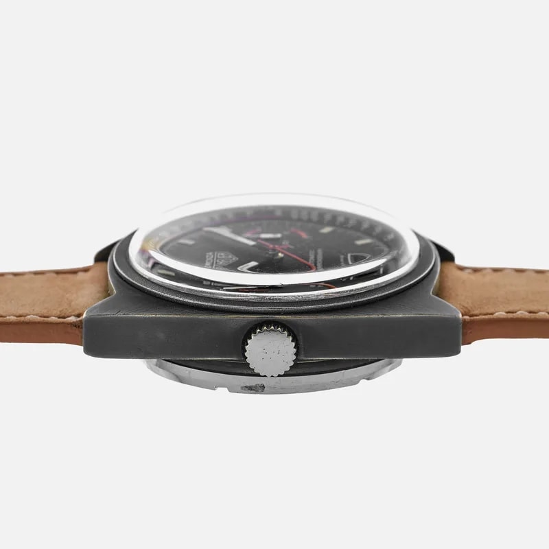 1970s Heuer Monza Ref. 150.501 in Black PVD 3