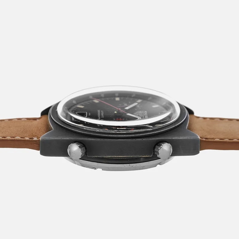 1970s Heuer Monza Ref. 150.501 in Black PVD 4