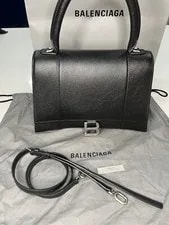 Balenciaga Hourglass Top Handle Medium Size 2