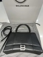 Balenciaga Hourglass Top Handle Medium Size 3
