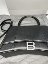Balenciaga Hourglass Top Handle Medium Size 4