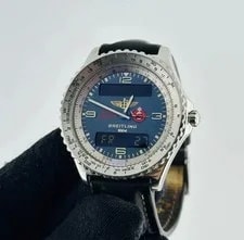 Breitling — Breitling Chronospace 41.5mm Blue Dial Steel A56012 “Red Arrow” Limited — Watch — resale