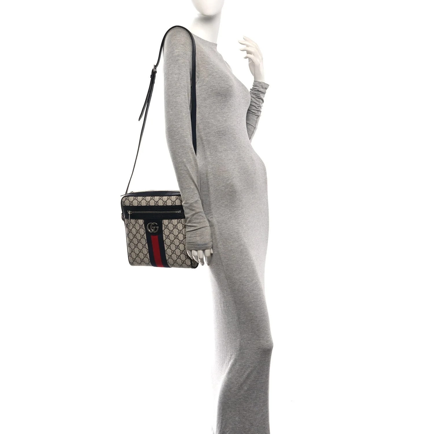 Textured Dollar Web Small Ophidia Messenger 2