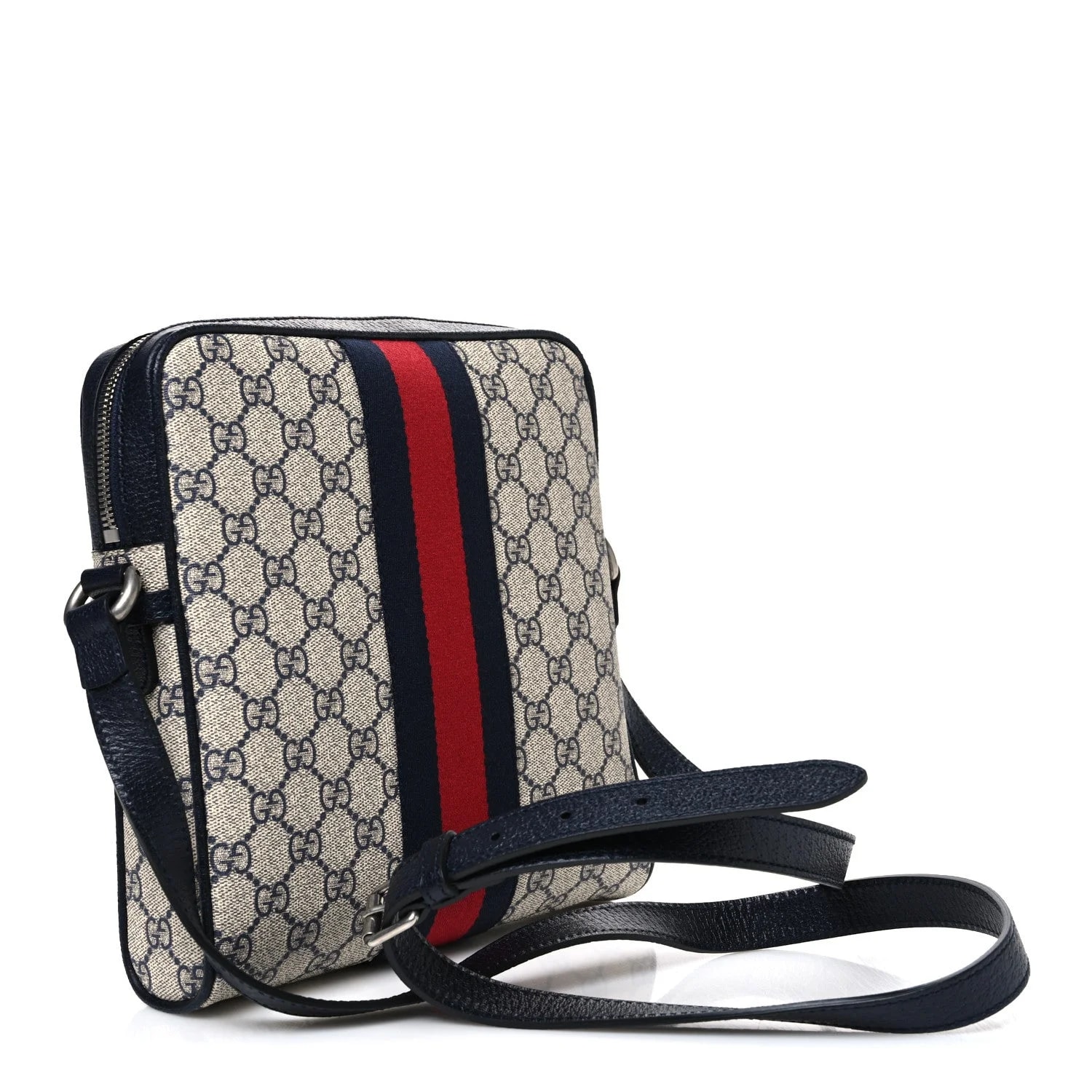 Textured Dollar Web Small Ophidia Messenger 3