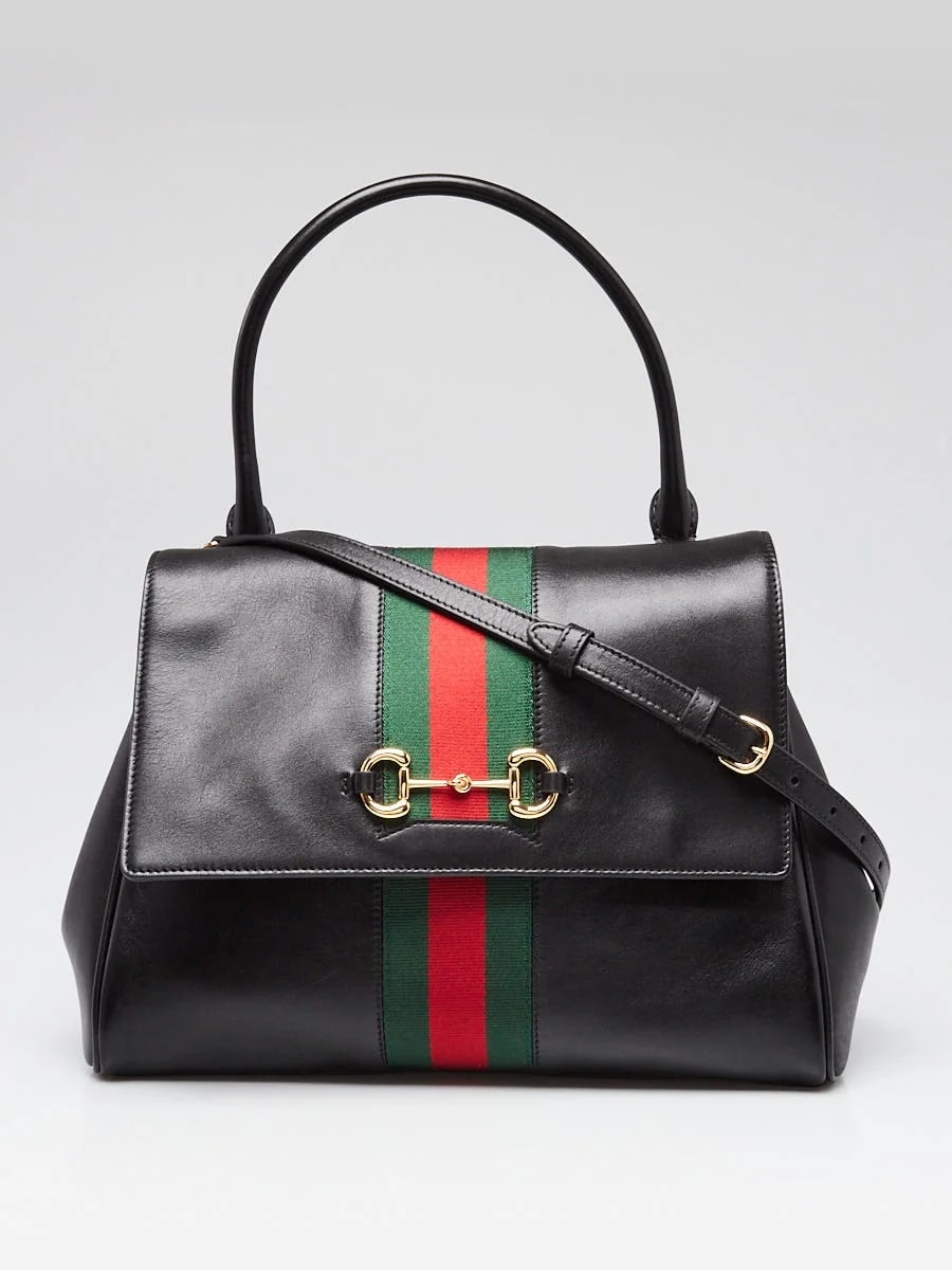 Gucci — Gucci Web Medium Paparazzo Top Handle — Handbag — resale
