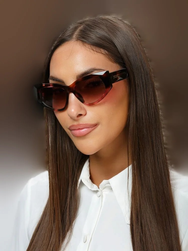 Just Cavalli Sjc169 Acetate Cat-Eye Sunglasses — 2