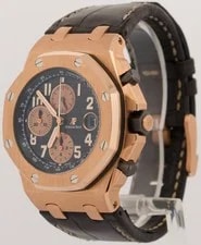 Papers Audemars Piguet Royal Oak Offshore Black 18K Rose Gold 42mm 26470OR BOX 3