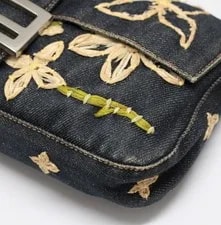 Fendi Mamma Baguette Floral Adjustable Strap 3