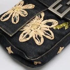 Fendi Mamma Baguette Floral Adjustable Strap 4