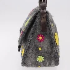 Fendi Floral Mamma Baguette Felt Auth 185390SAM 3